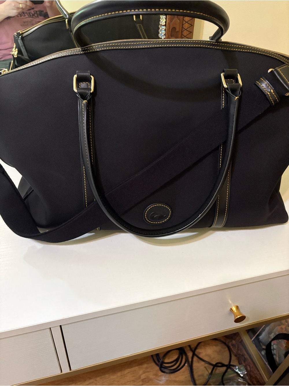 Dooney & Bourke Cabriolet Medium Duffel in Black Black
